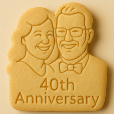 Custom, Personalize Anniversary Cookies | Parker's Crazy Cookies