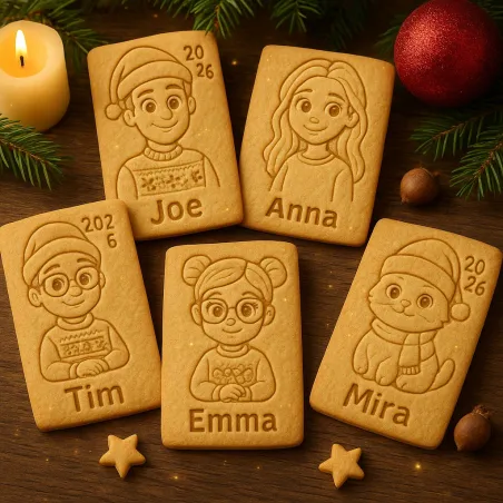 Family Christmas Cookies | Parker's Crazy Cookies