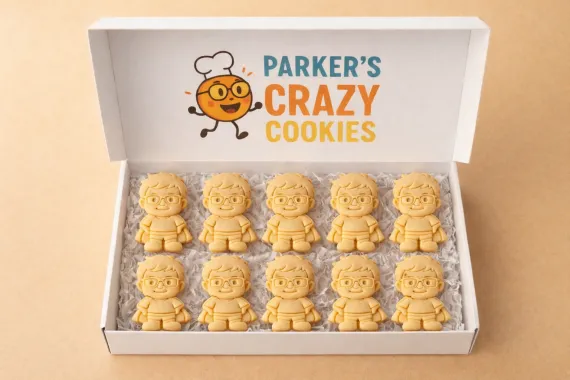 People Custom Cookies | Unique and Tasty Party Favors | Parker's Crazy