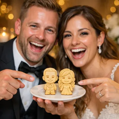 Wedding Cookies | Custom Couple Cookies