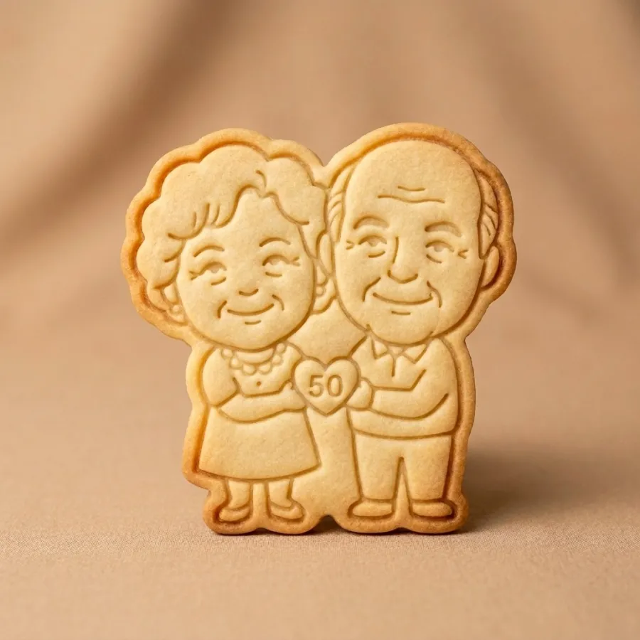 Anniversary Cookies | 50th, 25th, 10th & Custom Couple Cookies