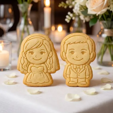Wedding Cookies | Custom Couple Cookies