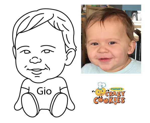 Baby Gio's First Birthday Favors