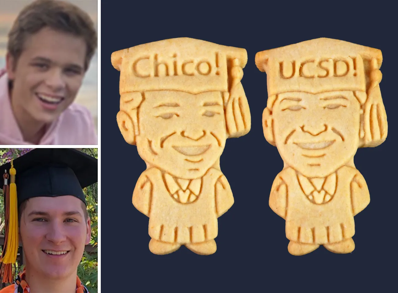 Personalized Cookies that Look Like Your Awesome Graduate!