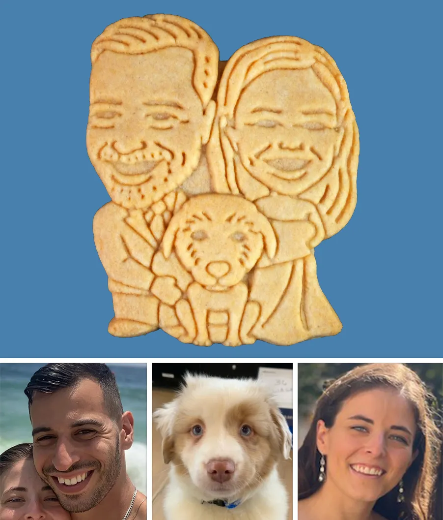 Wedding Couple and Pet