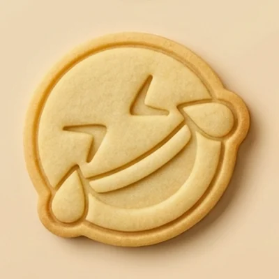 Rolling laughing cookie